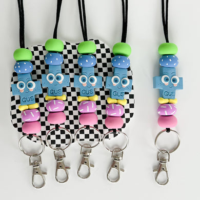 Gus the Plus Character Lanyard