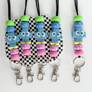 Gus the Plus Character Lanyard