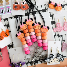 Load image into Gallery viewer, Glitter Minnie Pumpkin Lanyard