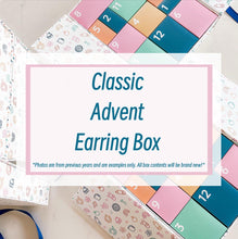 Load image into Gallery viewer, Illy Lilly Surprise Earring Advent Box : 12 Illy Lilly Surprises
