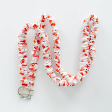 Load image into Gallery viewer, Pink Candy Corn Scrunchie Lanyard