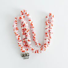 Load image into Gallery viewer, Pink Candy Corn Scrunchie Lanyard