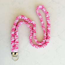 Load image into Gallery viewer, Pretty in Pink Checkered Lanyard