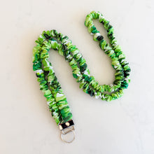 Load image into Gallery viewer, Green Leafy Lanyard