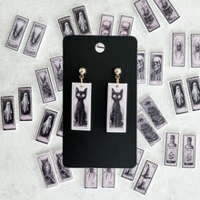 Load image into Gallery viewer, Random Pair of Vintage Spooky Stamp Earrings