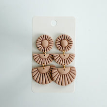Load image into Gallery viewer, Latte Ophelia Earrings (tan)