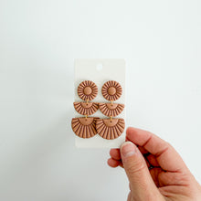 Load image into Gallery viewer, Latte Ophelia Earrings (tan)