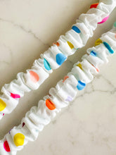Load image into Gallery viewer, Color Dot Scrunchie Lanyard
