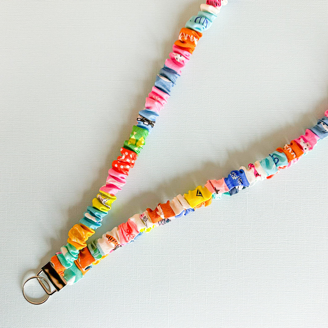 The Everything Patch Scrunchie Lanyard