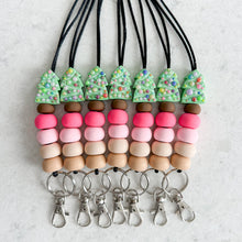 Load image into Gallery viewer, Pearly Bejeweled Tree Lanyard