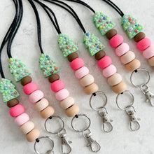 Load image into Gallery viewer, Pearly Bejeweled Tree Lanyard