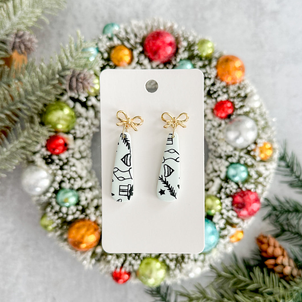 Mint Teardrop Earrings