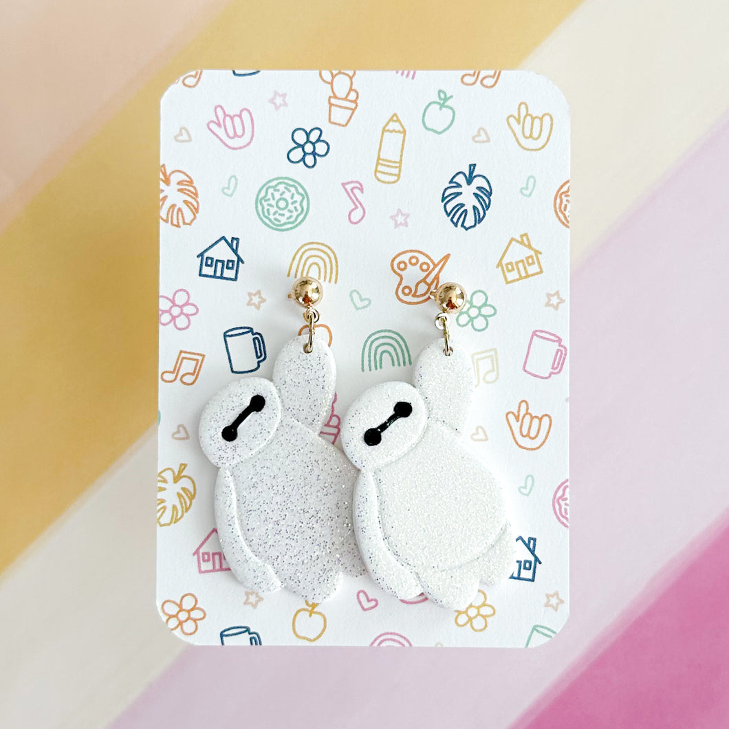 Sparkle Baymax Earrings