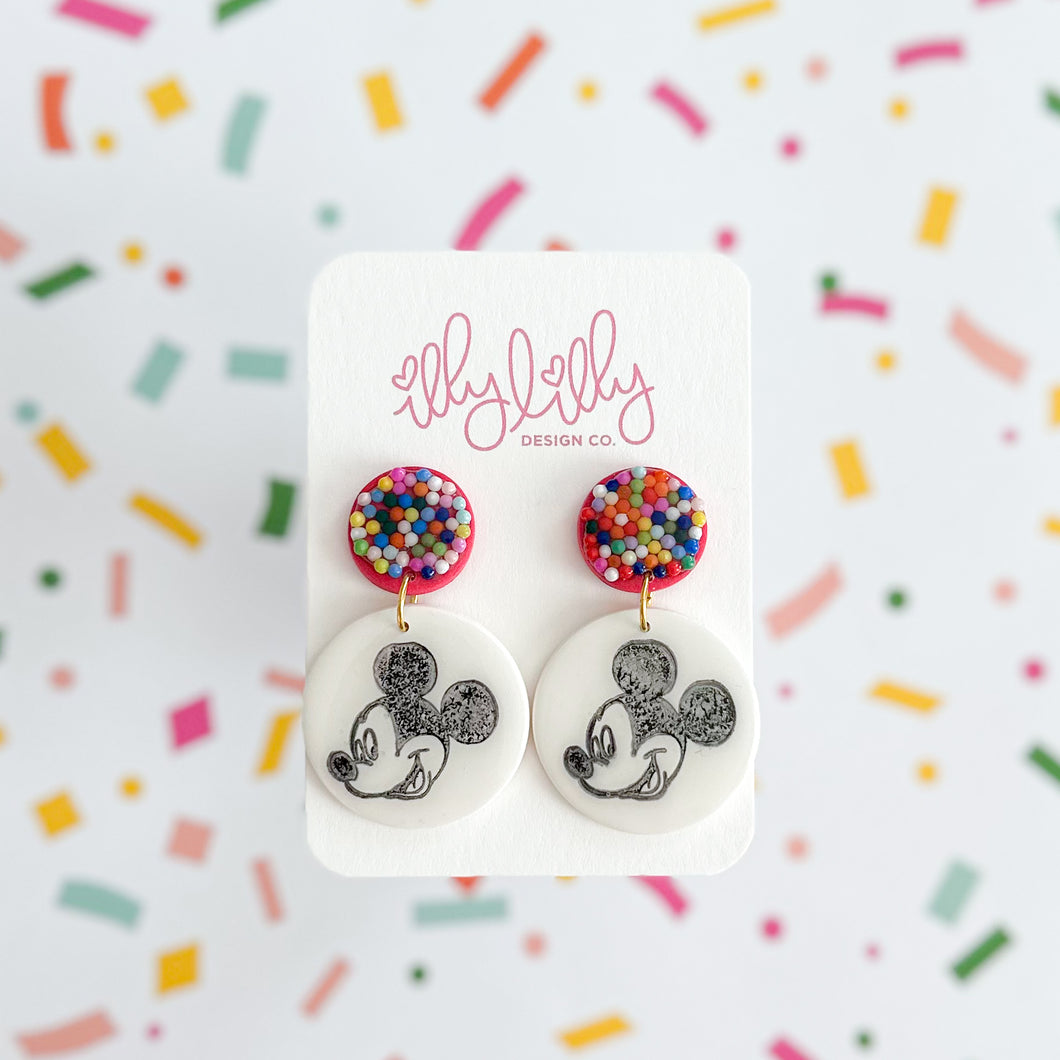 Mr. Mouse Sprinkle Earrings