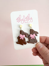 Load image into Gallery viewer, Chocolate Bunny Earrings