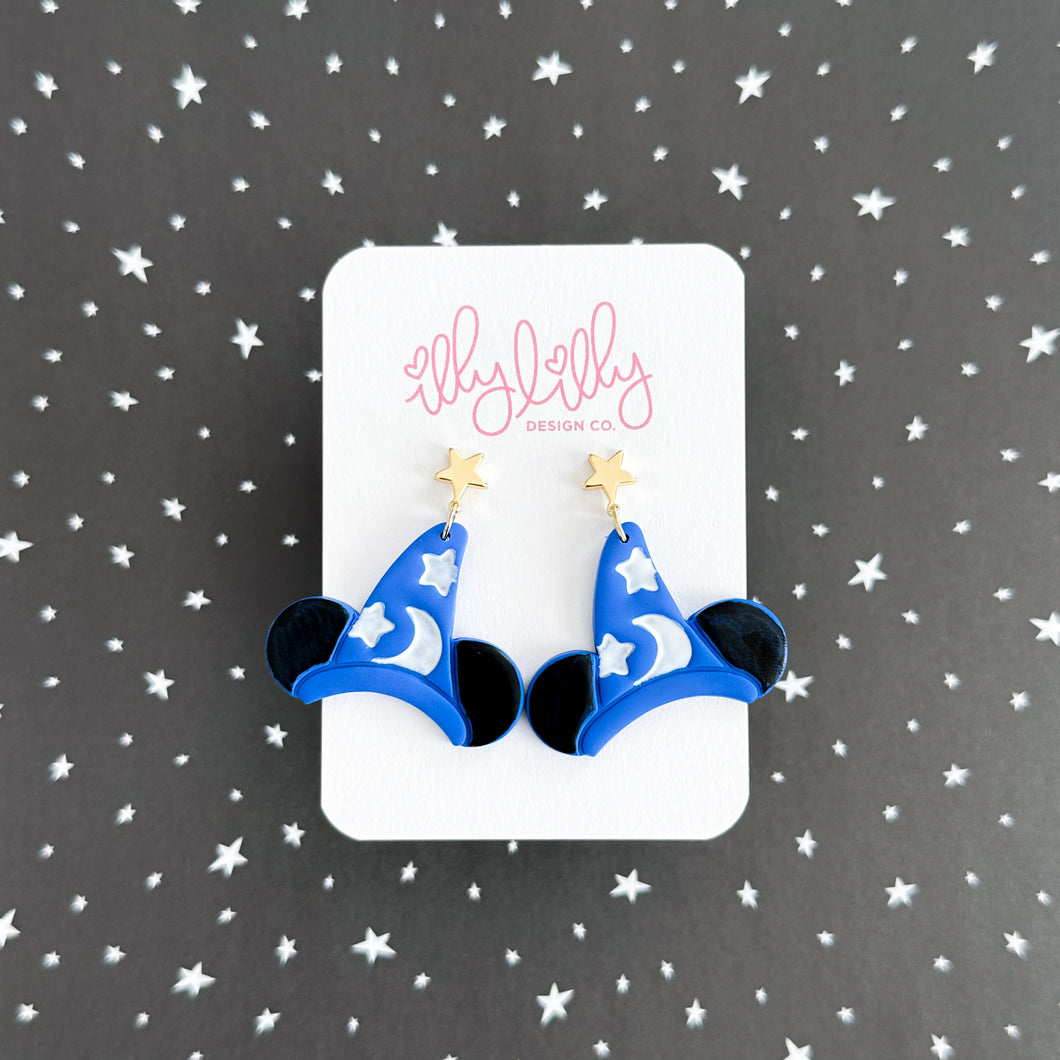 STYLE #1 Sorcerer’s Hat Earrings