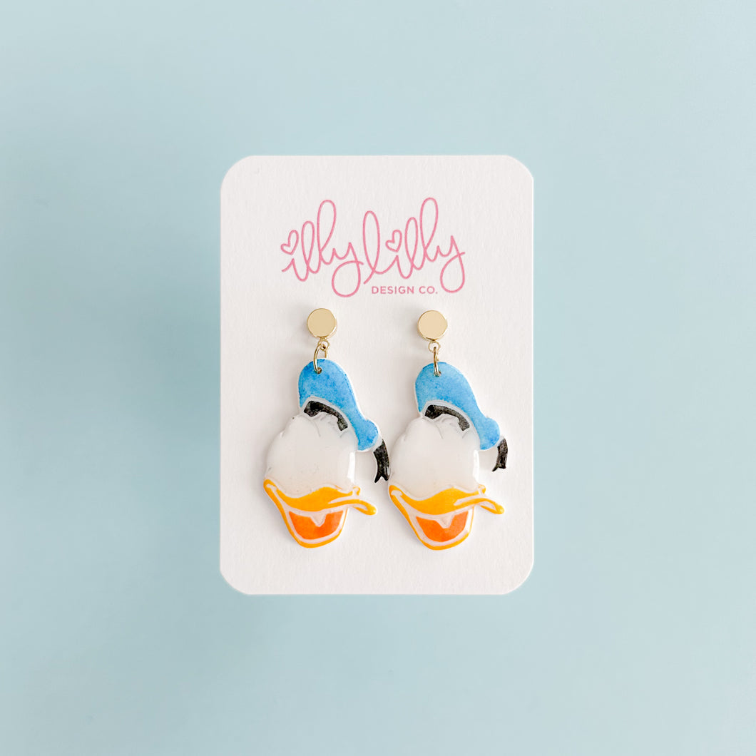 Donald Duck Earrings