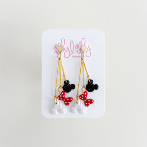 Mini Icon Triple Dangle Earrings
