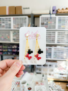Mini Icon Triple Dangle Earrings