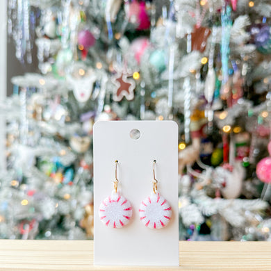 Sparkle Peppermint Earrings