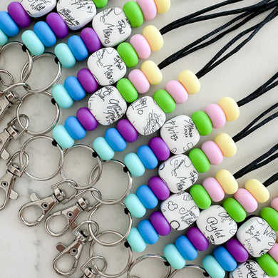 “Off-Cut” Mini Autograph Lanyard (silicone and clay)