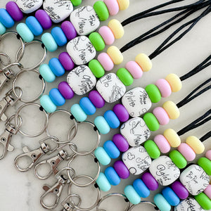 “Off-Cut” Mini Autograph Lanyard (silicone and clay)