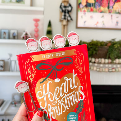 Santa Cookie Clay Clip