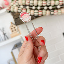 Load image into Gallery viewer, Santa Cookie Clay Clip