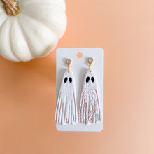 Load image into Gallery viewer, Vintage Sheet Ghost Earrings