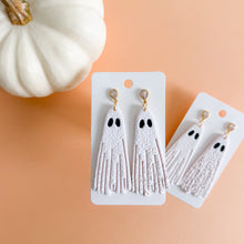 Load image into Gallery viewer, Vintage Sheet Ghost Earrings