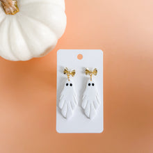 Load image into Gallery viewer, Glitter Ghostie Earrings
