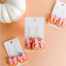 Load image into Gallery viewer, Pink Bow Pumpkins