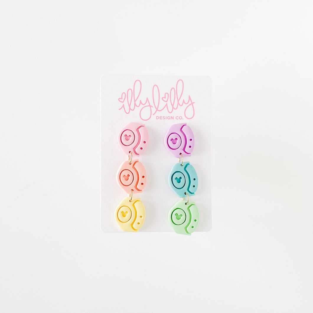 Rainbow Magic Band Earrings