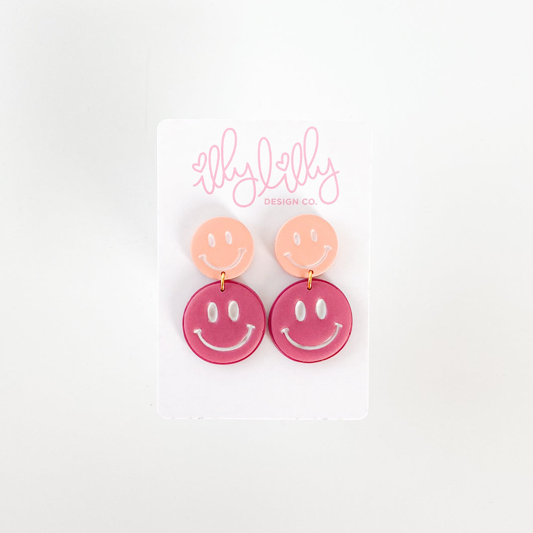 Boho Smiley Earring