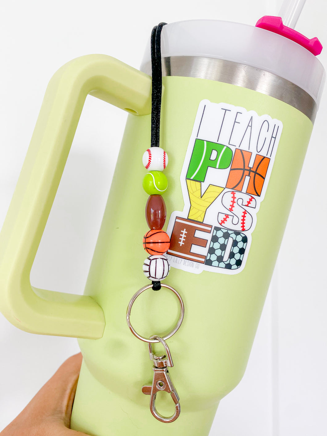 Sport Ball Lanyard Sticker Set