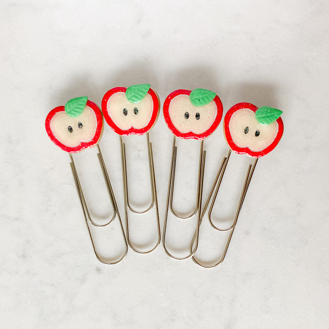 NEW! Apple Clay Clips