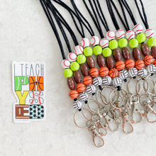 Load image into Gallery viewer, Sport Ball Lanyard Sticker Set