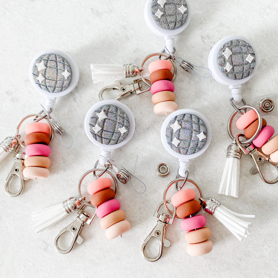 Boho Disco Diva Badge Reel