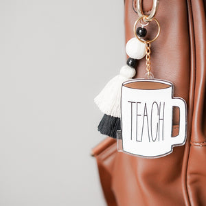 Style 2 Teach Mug Boho Bag Charms