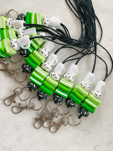 Ombre Green Bookish Lanyard Collection
