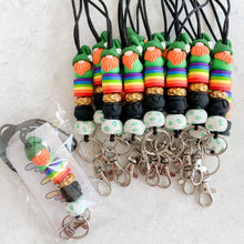 Load image into Gallery viewer, Pot of Gold Rainbow Gnome Lanyards