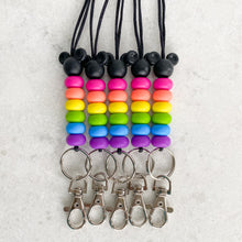 Load image into Gallery viewer, Color Pop Mouse Ear Silicone Lanyards
