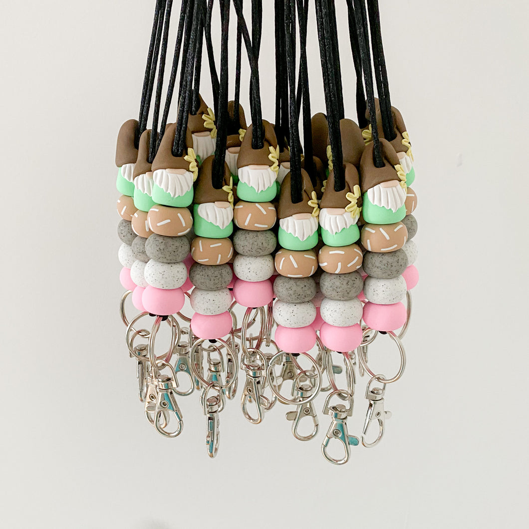 Spring Gnome Lanyard