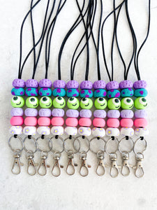 Monsters Inc. Inspired Lanyards