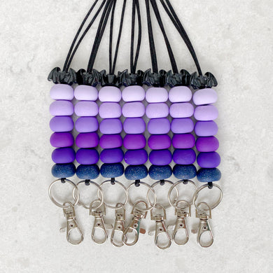 Midnight Purple Bat Lanyard