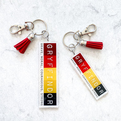 Gryffindor House Pride Keychain