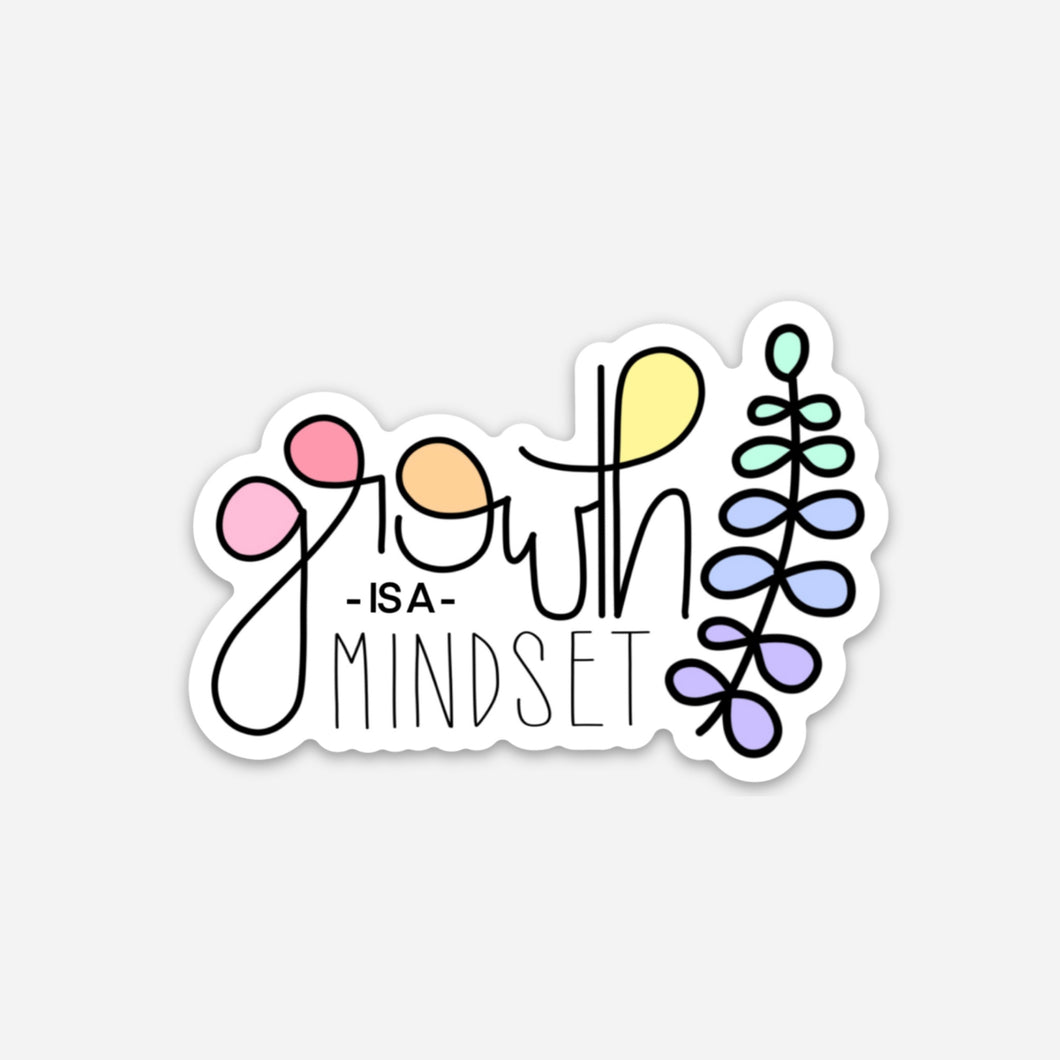 Growth Mindset Sticker