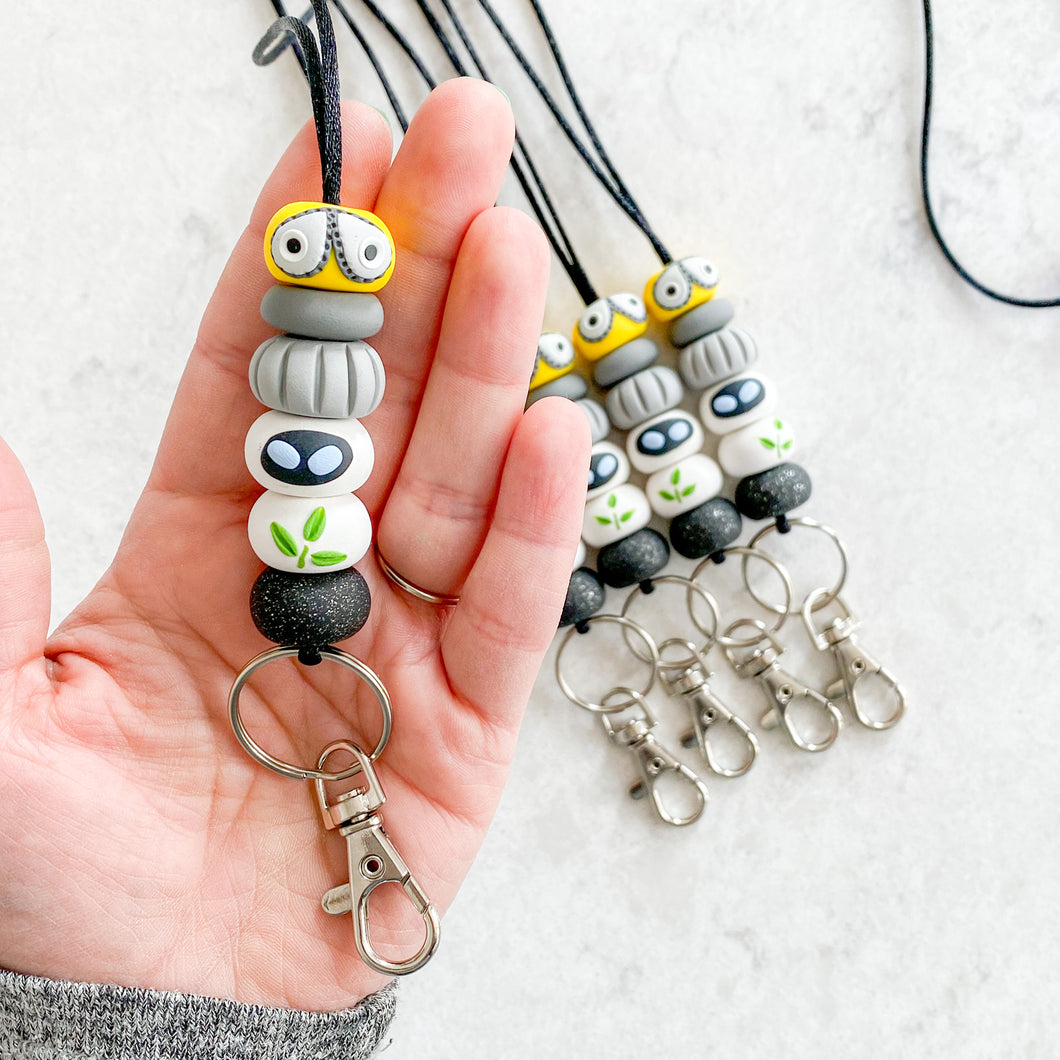 Wall-E and Eve Lanyard