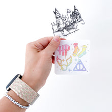 Load image into Gallery viewer, Rainbow HP Symbol Sticker (clear background!)
