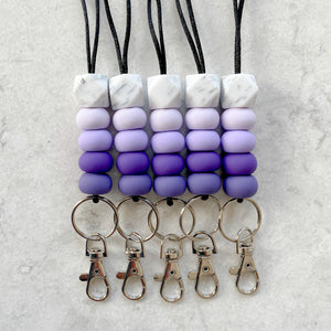 Purple Ombre Hexi Lanyard